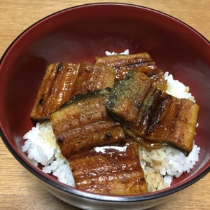 安いウナギを美味しくする☆うな丼